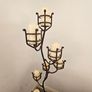 Metal Candelabra and 8 candles Image 3