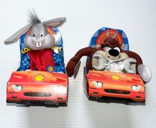 vintage shell looney tunes bugs bunny tasmanian devil plushies retro collectible toys
