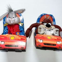 vintage shell looney tunes bugs bunny tasmanian devil plushies retro collectible toys