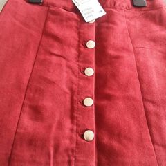 Brand new suede skirt size uk6