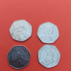Beatrix Potter collectable 50p Coins