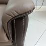 Sofa Brown Leather Italian Bardi Brand Recliner electric Image 3