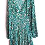 ZARA Green Floral Mini Dress - Size M/10/38 Image 3