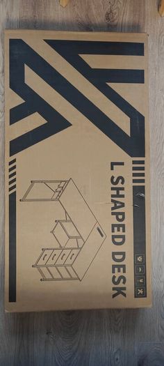 Black L Shaped Office Desk