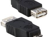 New USB A Female To Micro USB B Male Adapter Connector Changer Converter #199