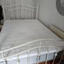 double bed with mattress and mattress topper Image 5