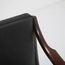 Vintage Rosewood and Black Leather Armchair by Karl Erik Ekselius for JOC Vetlanda, 1960s Image 8