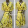 BNWoT Karen Millen Yellow Floral Wrap Dress - As seen on TV Image 3