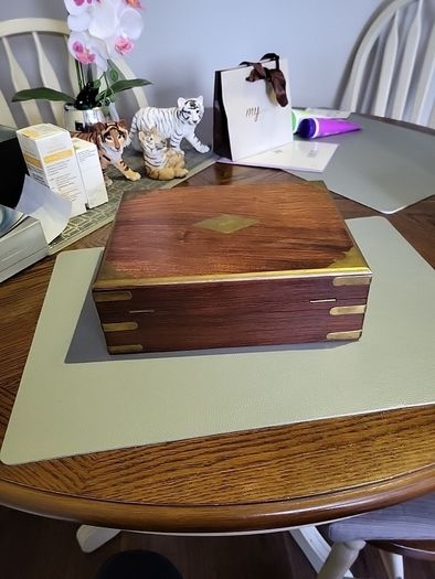 vintage rosewood box