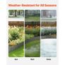 Steel Landscape Edging 5 Packs 39 x 4in Rust-Resistant for Yard Dark Gray Image 3