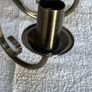 Price drop Vintage brushed steel 5 arm chandelier/pendant fitting Image 3