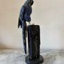 Large Hand-Carved Blue Sodalite Macaw Image 5