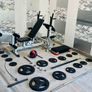 New Condition Life Time Weights Bench Bar & More Image 5