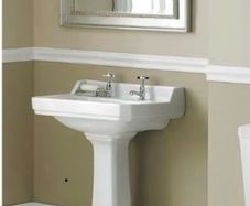 BN Stunning Vintage Deco Style Ceramic Sink