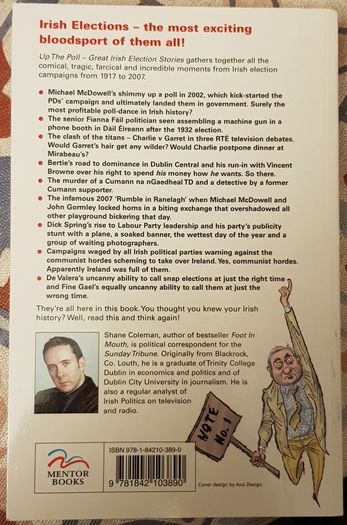 Up The Poll: Great Irish Election Stories by Shane Coleman