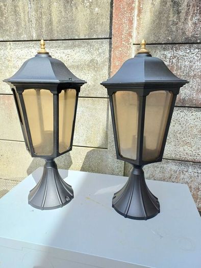Vintage Pillar Lamps