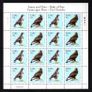 2010 Ireland Fauna & Flora: Birds of Prey Commemorative Stamps Sheetlet Plate 1A1A1A1A Mint Never Hinged (MNH) Image 2