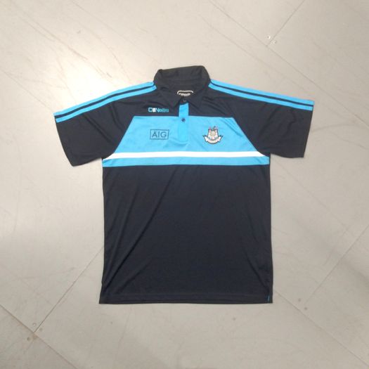 Dublin (L) GAA Polo Shirt O'Neills Jersey Gaelic Football Hurling Camogie Blue Baile Atha Cliath Leinster Large