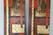 Canvas painting abstract