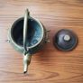 Vintage Brass Spirit Kettle on a stand  Height 31cm Image 9