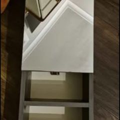 Bathroom mirror cabinet.