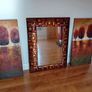 Carrick Design Mirror & 2 Canvases Image 3