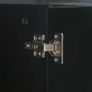 Sideboard High Gloss Black 107x35x76 cm Image 2
