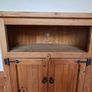 Solid Pine Corner TV Unit in Excellent Condition Image 3