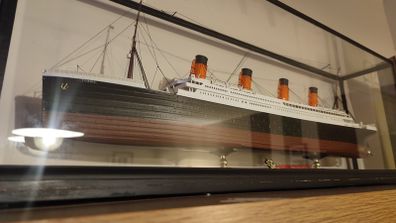 TITANIC plastic model, handmade. 70x23cm. Great looking over fire place!