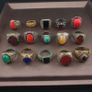 Antique Brass Ring Collection 15 Mixed Vintage Handmade Rings Image 9