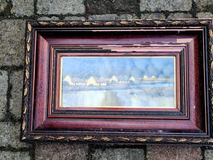 Vintage framed "evening connemara"