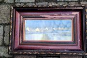 Vintage framed "evening connemara"