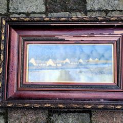 Vintage framed "evening connemara"