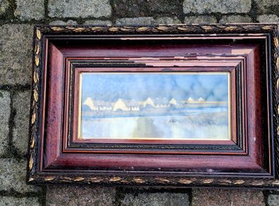 Vintage framed "evening connemara"