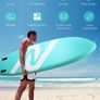 Paddle Board Stand Up Paddle Board Inflatable Paddleboard SUP Board with Premium Full Accessories 120"x30"x6" for Youth & Adults Have Fun in Oceans, River and Lakes (FREE POSTAGE) Image 2