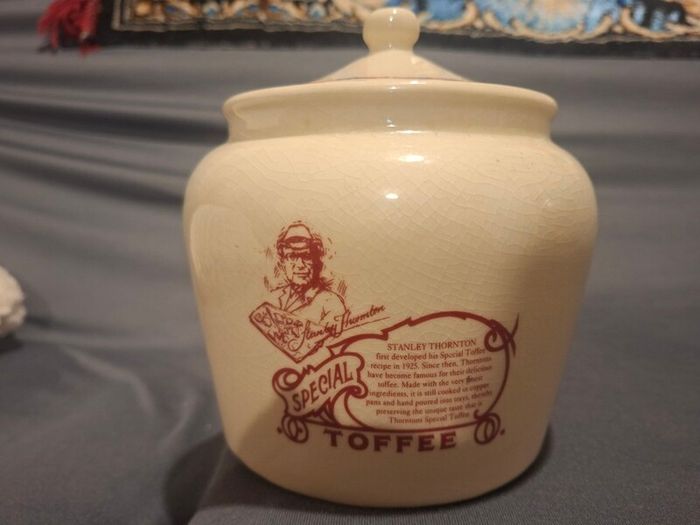 Vintage 1950's Thorntons Special Toffee Jar