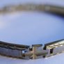 Vintage gold-plated stainless steel bracelet length 8" Image 2