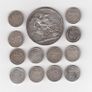 G.B. 1 x Victorian Crown 92.5% Silver Coin &12 x 3d, 92.5% Silver Coins,  ( no.G 40) Image 2