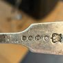 Vintage job lot of 9 EPNS Items - Sugar / Ice tongs, Ladle, Spoons & Fork Image 8