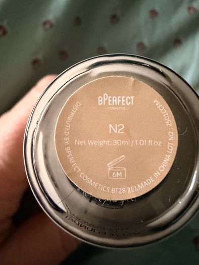 BPerfect chroma cover foundation N2 makeup.