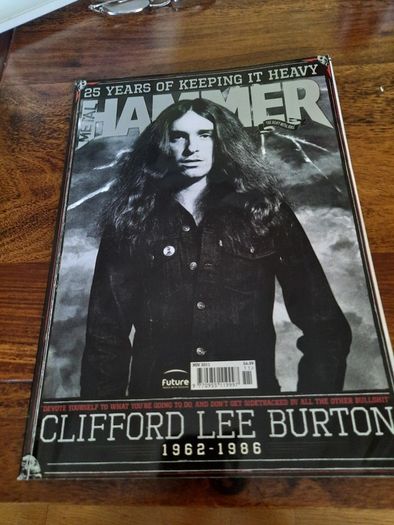 METAL HAMMER - 25th Anniversary with Metallica's Cliff Burton article