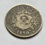 1850 Switzerland 20 Rappen Coin - First Year Swiss Federal Issue Image 2