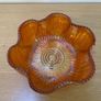 Vintage iridescent carnival glass c1940 Image 2