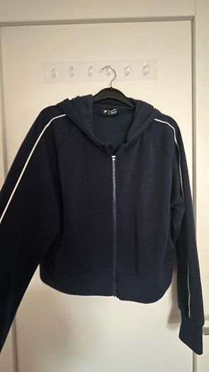 blue Zip up hoodie