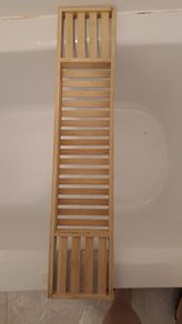 FREE Bamboo Bath Caddy / Bathtub Tray / Shelf