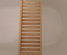 FREE Bamboo Bath Caddy / Bathtub Tray / Shelf
