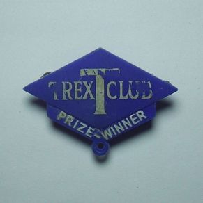 TREX CLUB (PRIZE WINNER) - a vintage children's club prize badge (1950's)