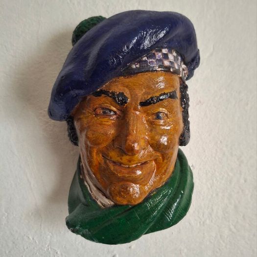 1960s Bossons Chalkware Character Heads