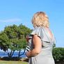 Dress for occasion, sage colour. Image 4