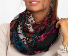 Colourful Scarf - Boho Style - lovely gift